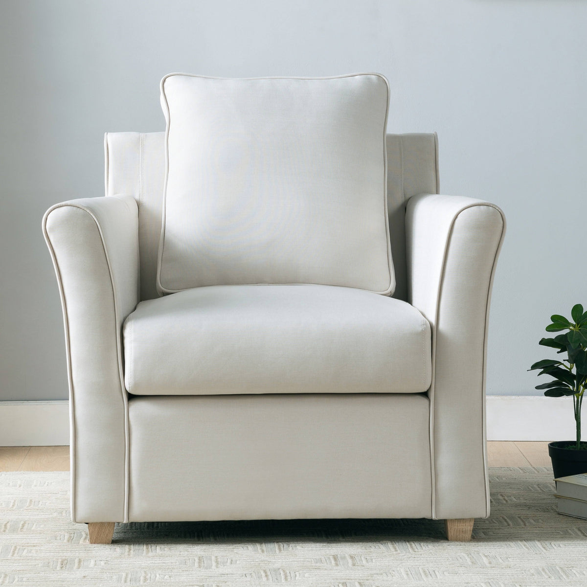 Grey Faux Leather Club Chair V799312