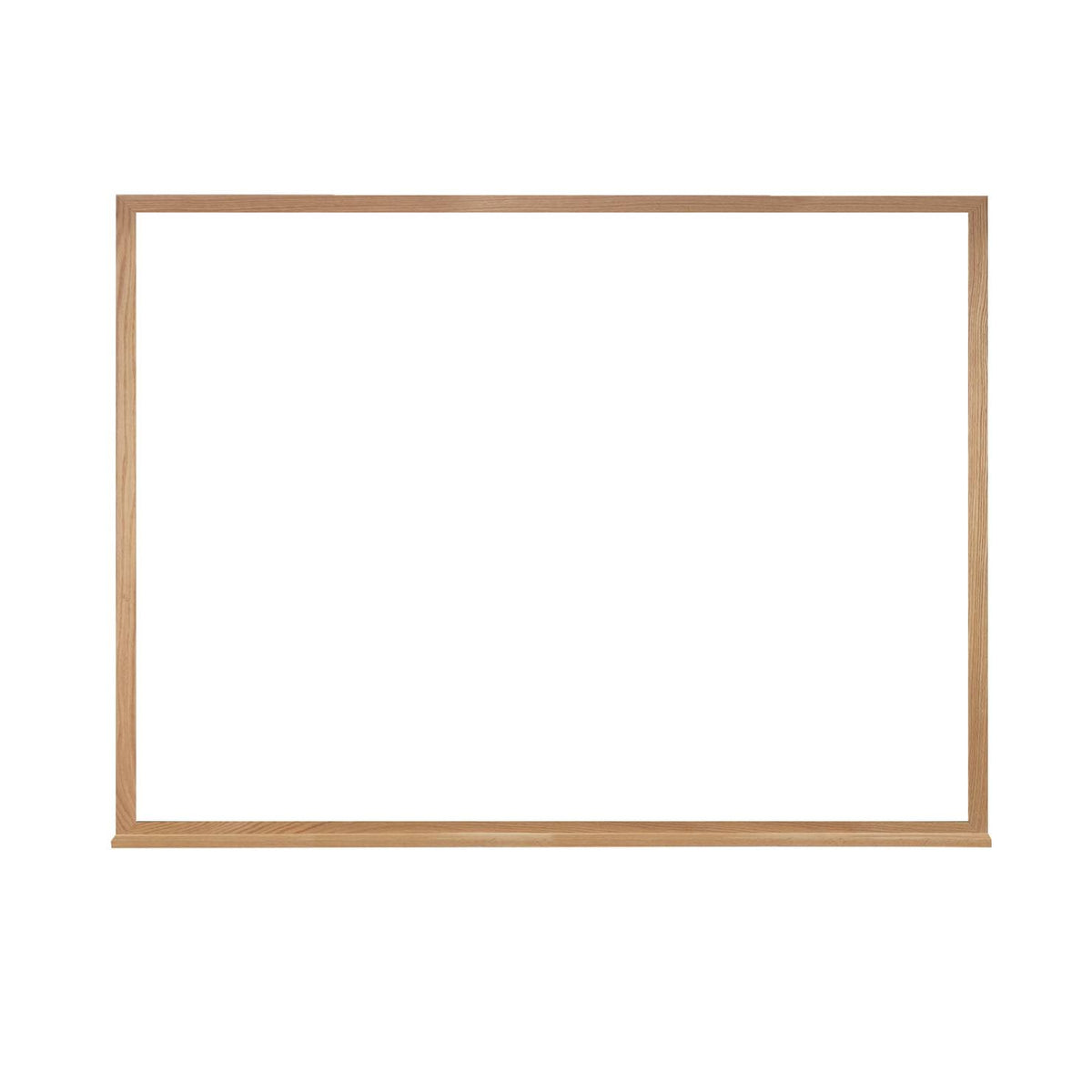 White Acrylate Markerboard 48.5 in. x 60.5 in. Wood Frame F40365