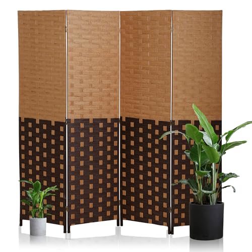 4 Panel Wood Room Divider Screen J27570