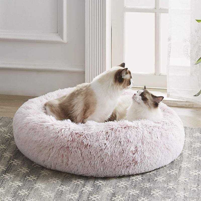 Grey Calming Cat Bed E58323