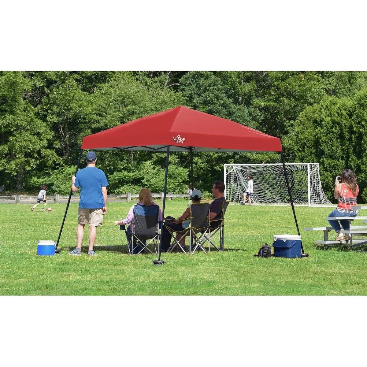 10 x 10 Slant Leg Canopy - Blue P718250