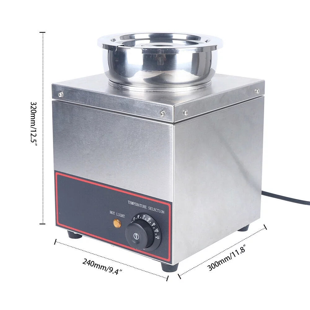 150W Single Head Stainless Steel Electric Cheese Sauce Warmer Y480