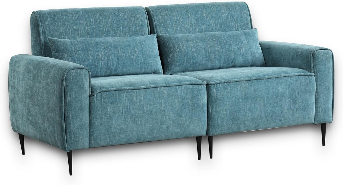 Blue Chenille Sofa Loveseat Set W966820