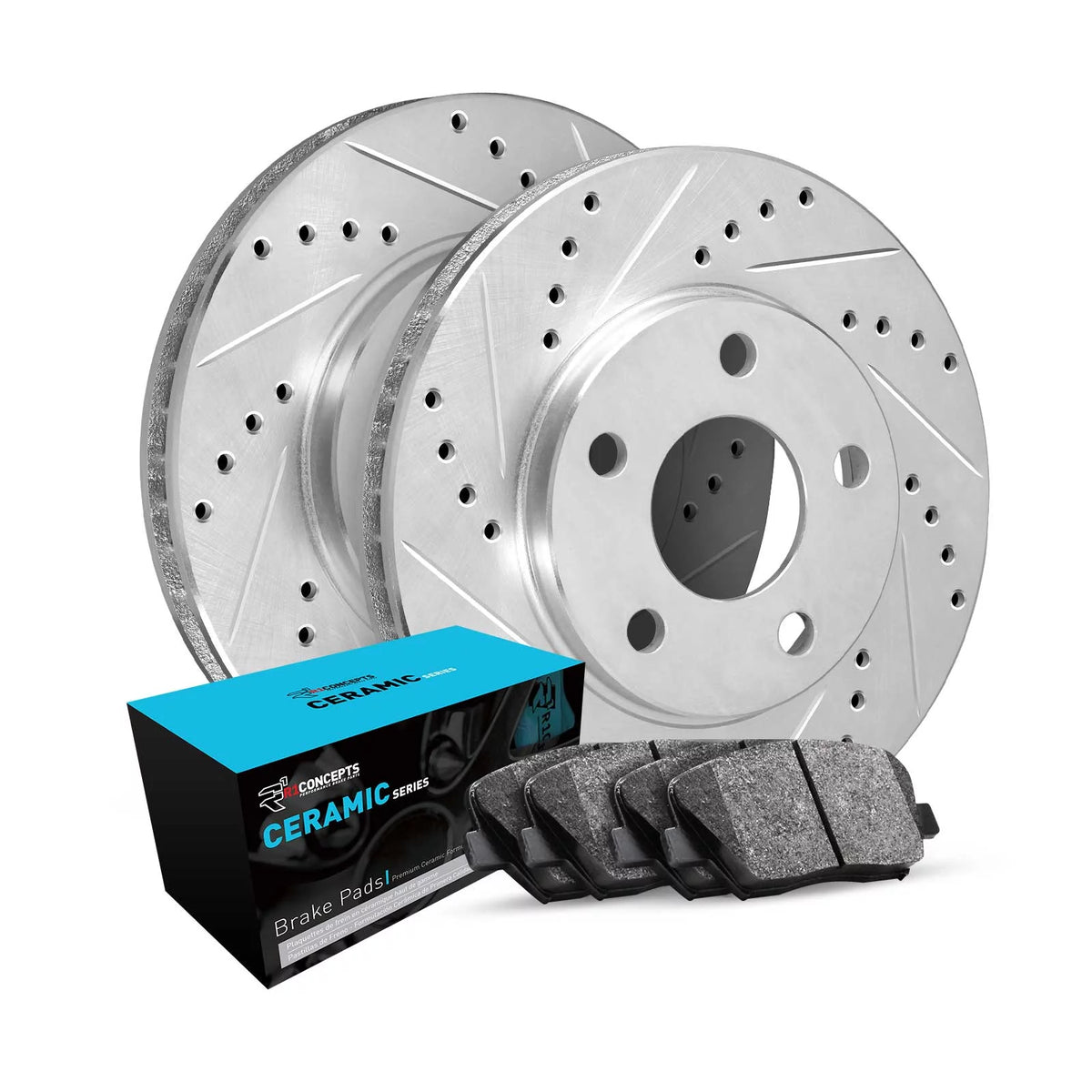 Silver Brake Rotor with Ceramic U95746