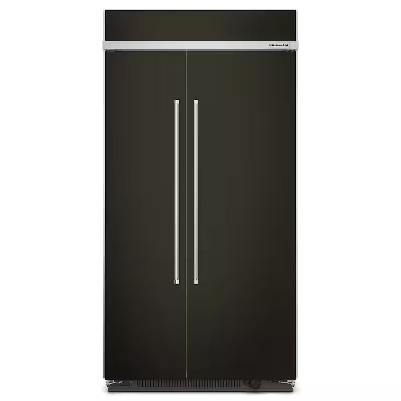 Black Stainless Steel Side-by-Side Refrigerator D514