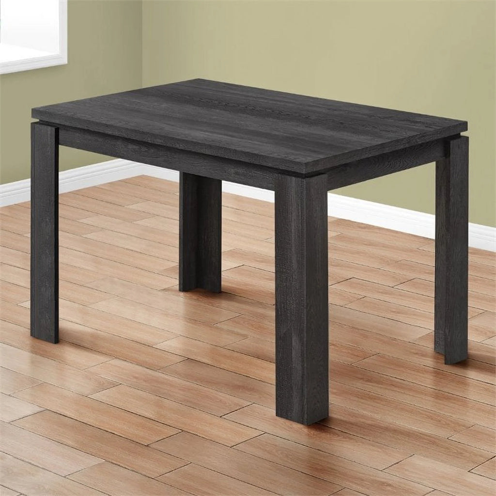 Black Rectangular Laminate Dining Table O9811