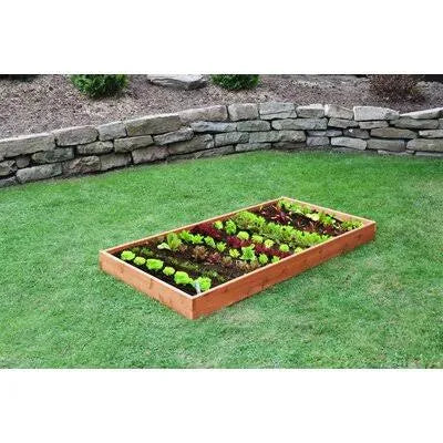 6 ft x 3 ft Wood Raised Garden Bed X335347
