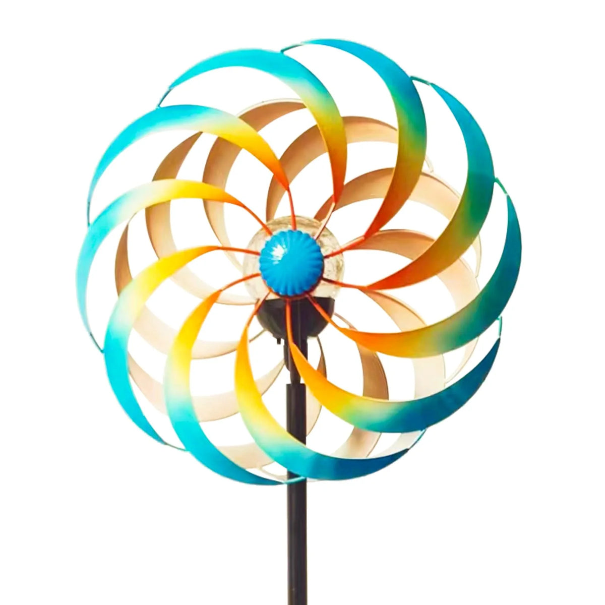 Catkin Spinner Outdoor Metal Wind Sculpture K233