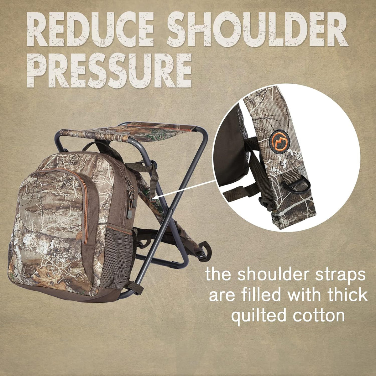 CAMO Foldable Fishing Chair with Cooler Bag J9203