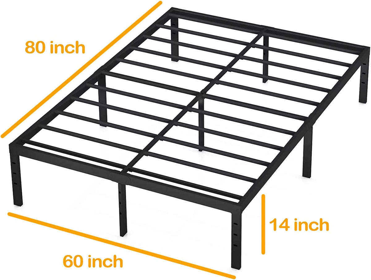 Queen Size Metal Bed Frame E56972