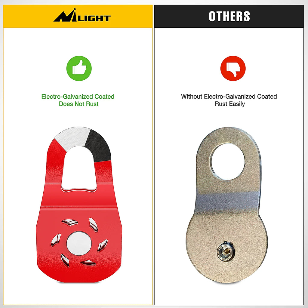 10 Ton Winch Snatch Block Towing Pulley, 22,000 LBS Capacity Q17671