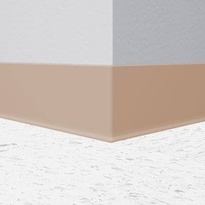 Camel Rubber Cove Molding 6x22 x 120& Roll / Straight (Toeless) O575