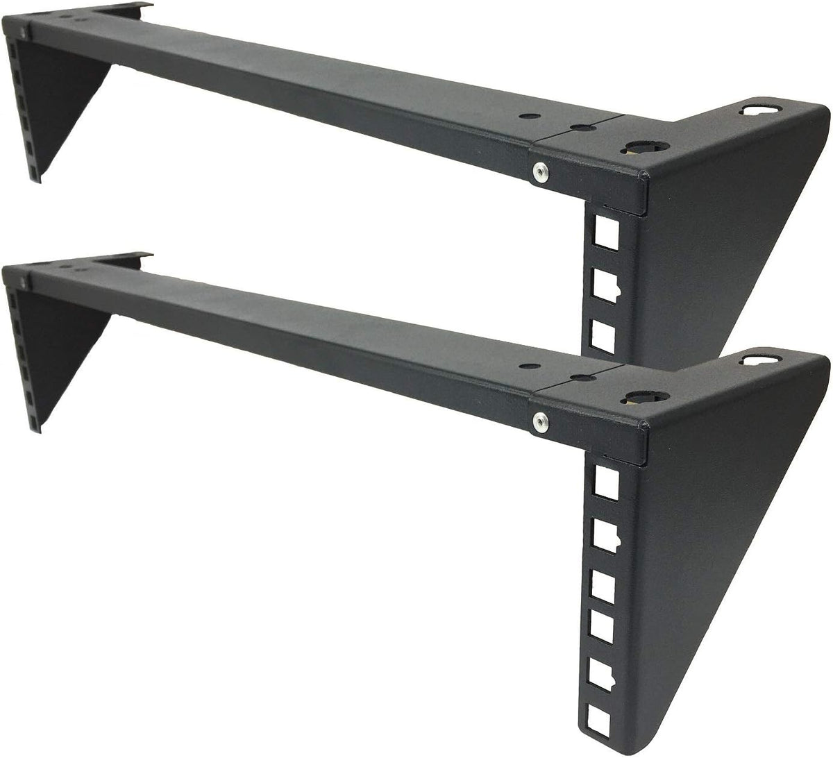 2U Foldable Cold Rolled Steel Vertical Wall Mount Rack T5740