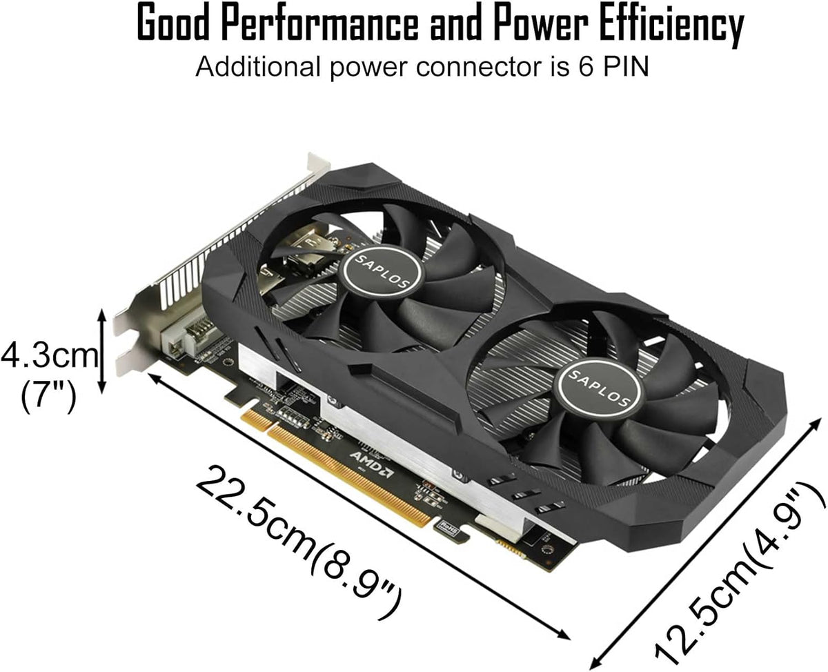 4GB GDDR5 256 Bit Graphics Card with Dual Fans A760