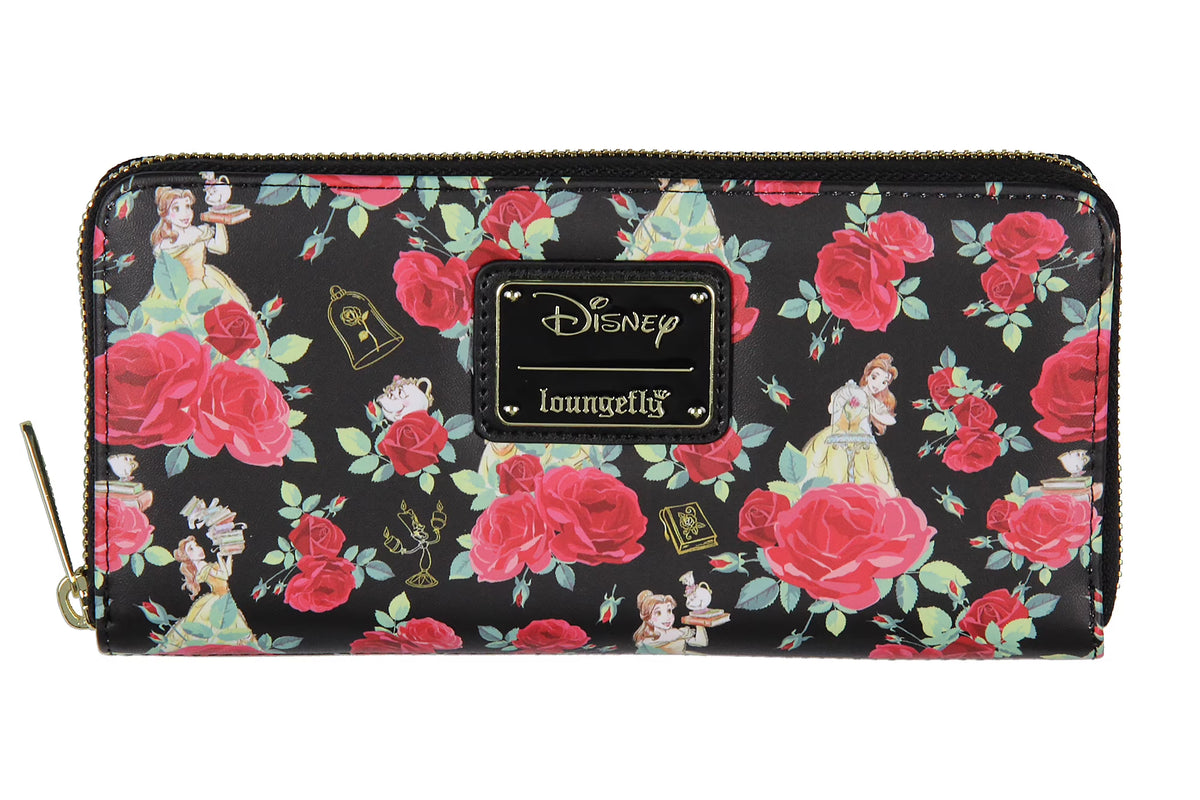 Disney Beauty And The Beast Zip Around Wallet Z38589
