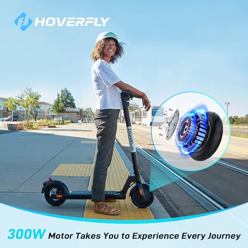 Electric Scooter with 10" Solid Tire, 300W Motor, Foldable R732