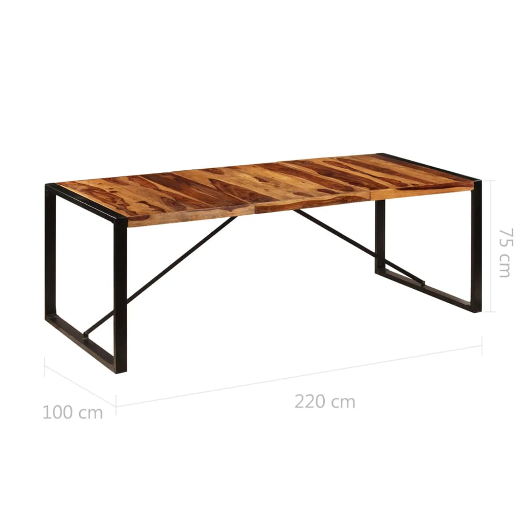 Solid Sheesham Wood Dining Table A314393
