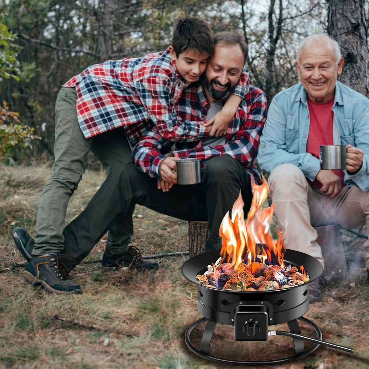 Portable Propane Fire Pit O57331