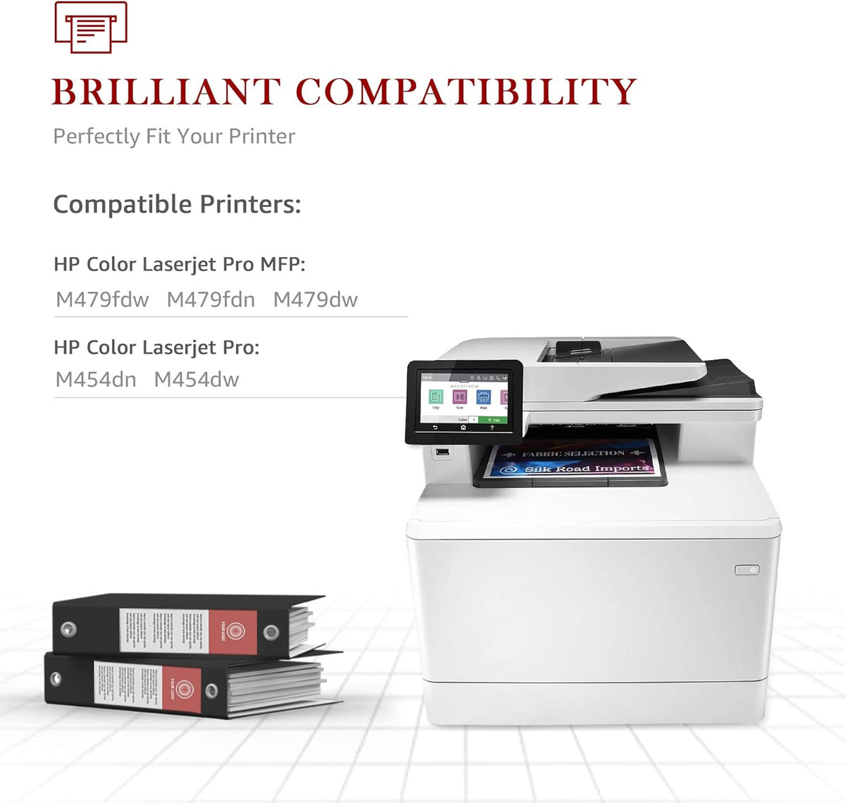 4-Pack High Yield Toner Cartridge with Chips B998