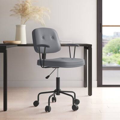Gray Upholstery Task Chair F857