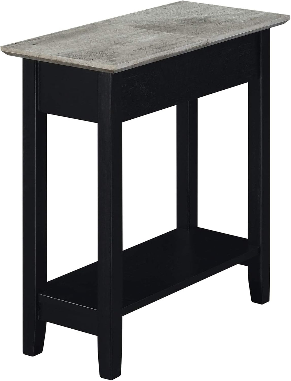 Walnut Flip Top End Table D71701