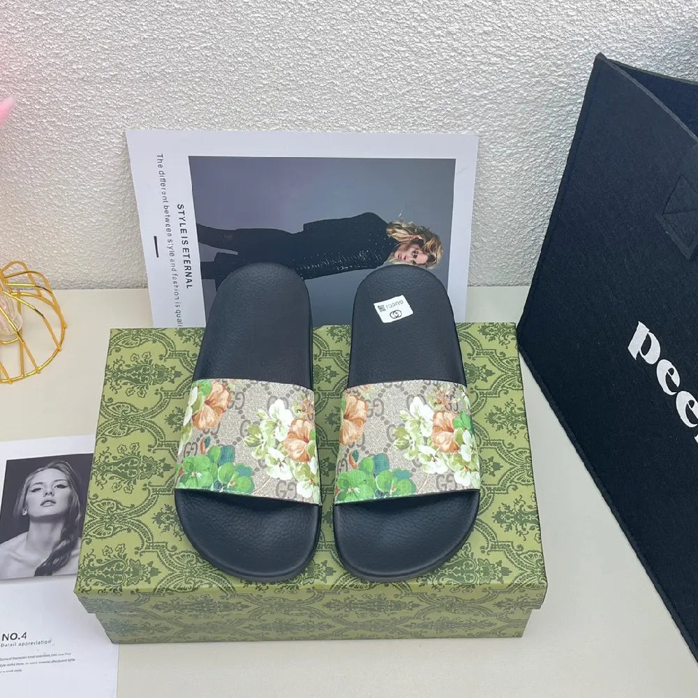 New Casual Print Slippers M329