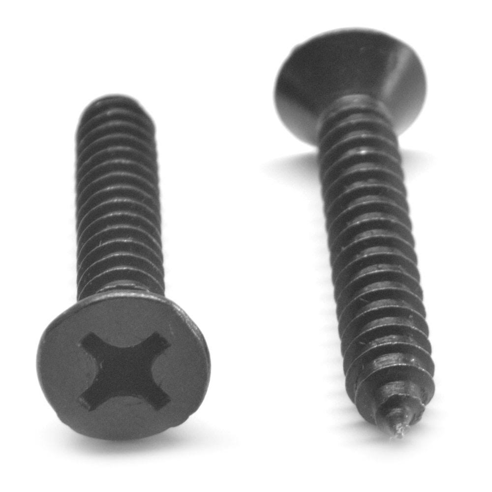 #8-18 x 2 Phillips Flat Head Sheet Metal Screw B4925