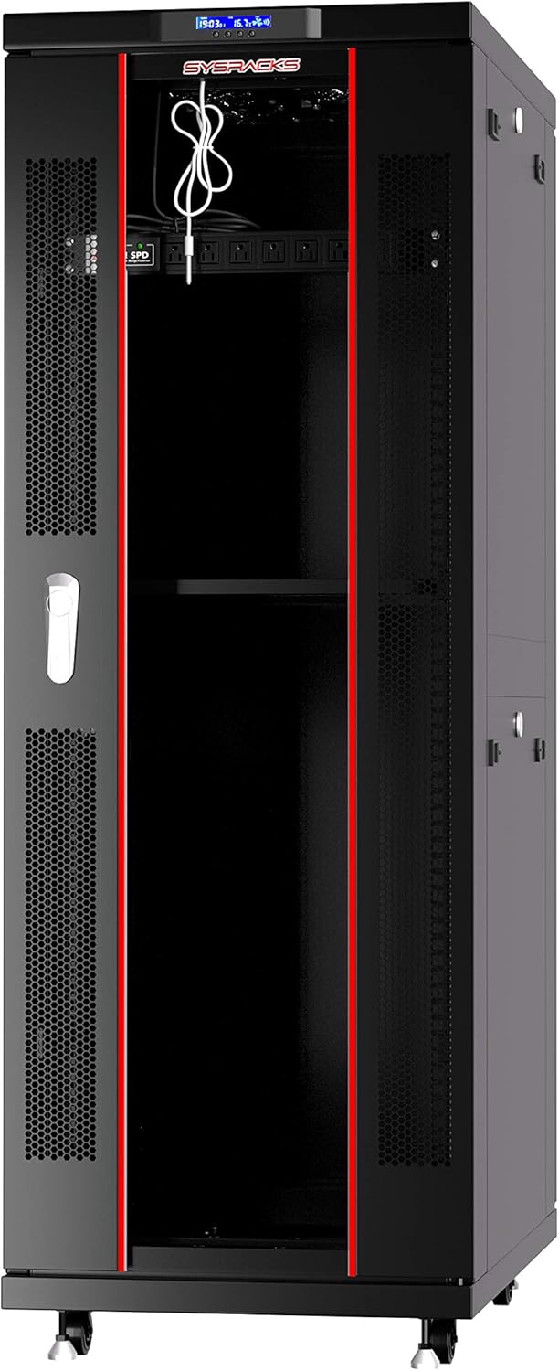 42U Server Rack 39 inch Deep Network Enclosure on Wheels I706