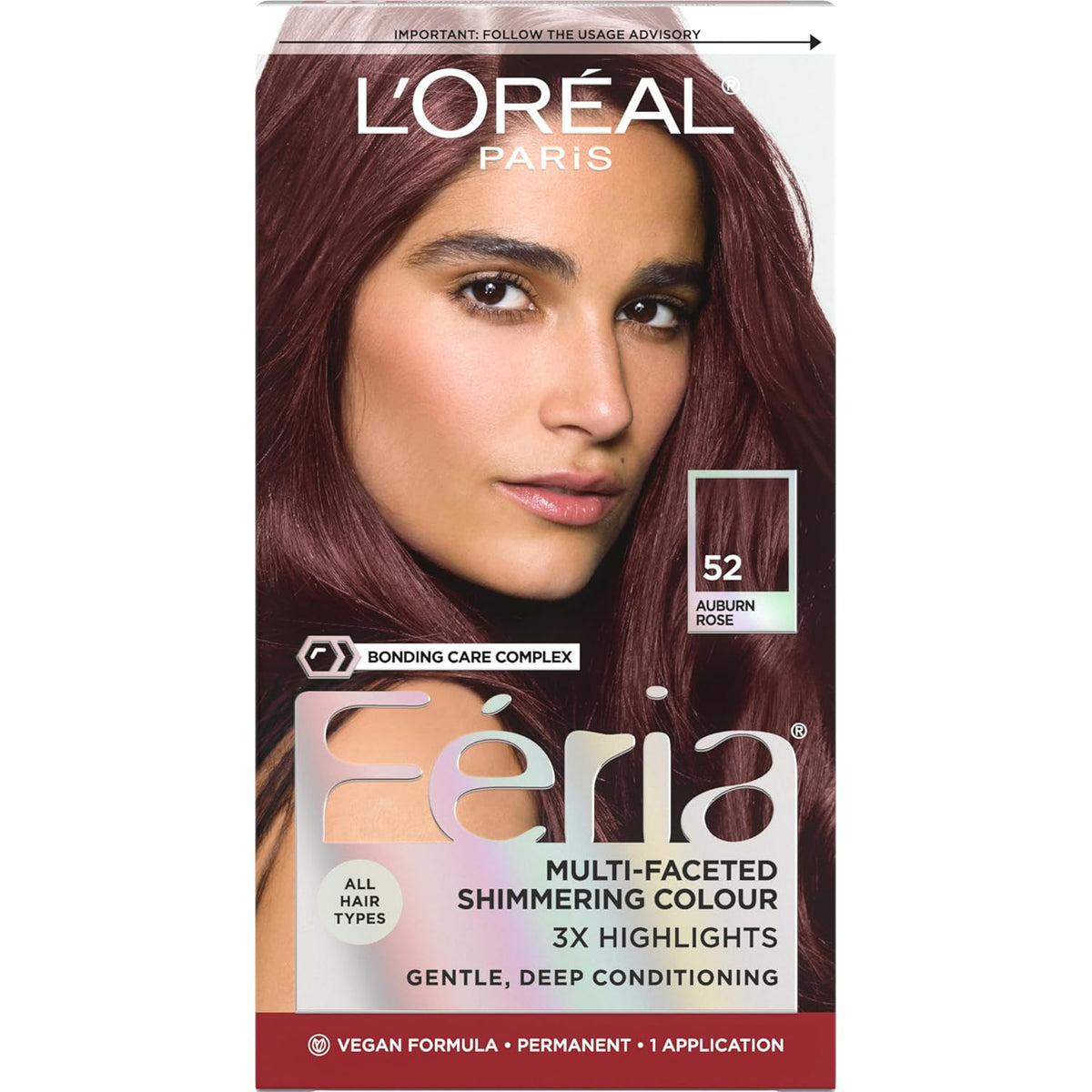 52 Auburn Rose Permanent Hair Color H1610
