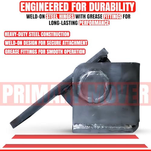 2Pcs Greasable Weld-On Solid Steel Dump Trailer Hinges M943088