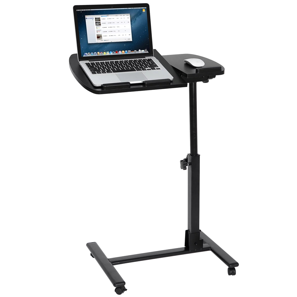 Rolling Overbed Table Laptop Cart Black X287