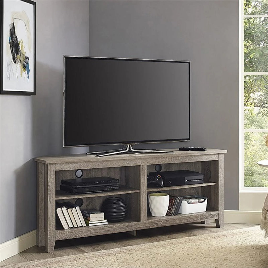 Wood Corner TV Stand C8448
