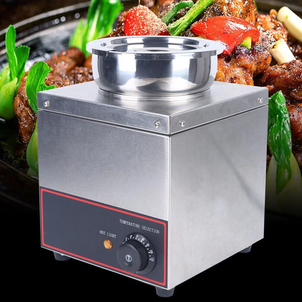 150W Single Head Stainless Steel Electric Cheese Sauce Warmer Y480