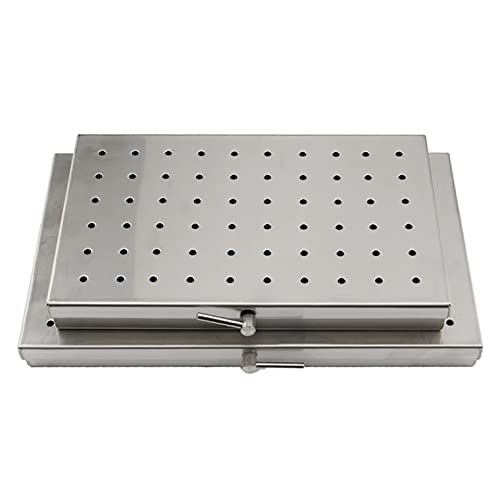 3 Pc Stainless Steel Sterilization Tray Box with Silicone Mat A849896