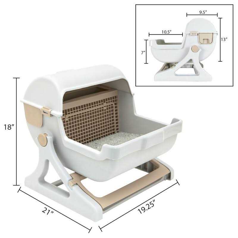 Semi-Automatic Cat Litter Box J803