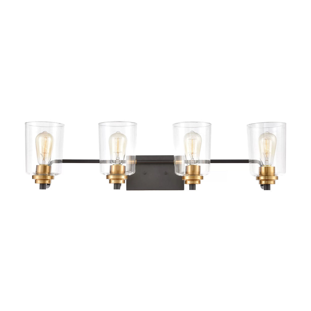 Matte Black Vanity Light X6166