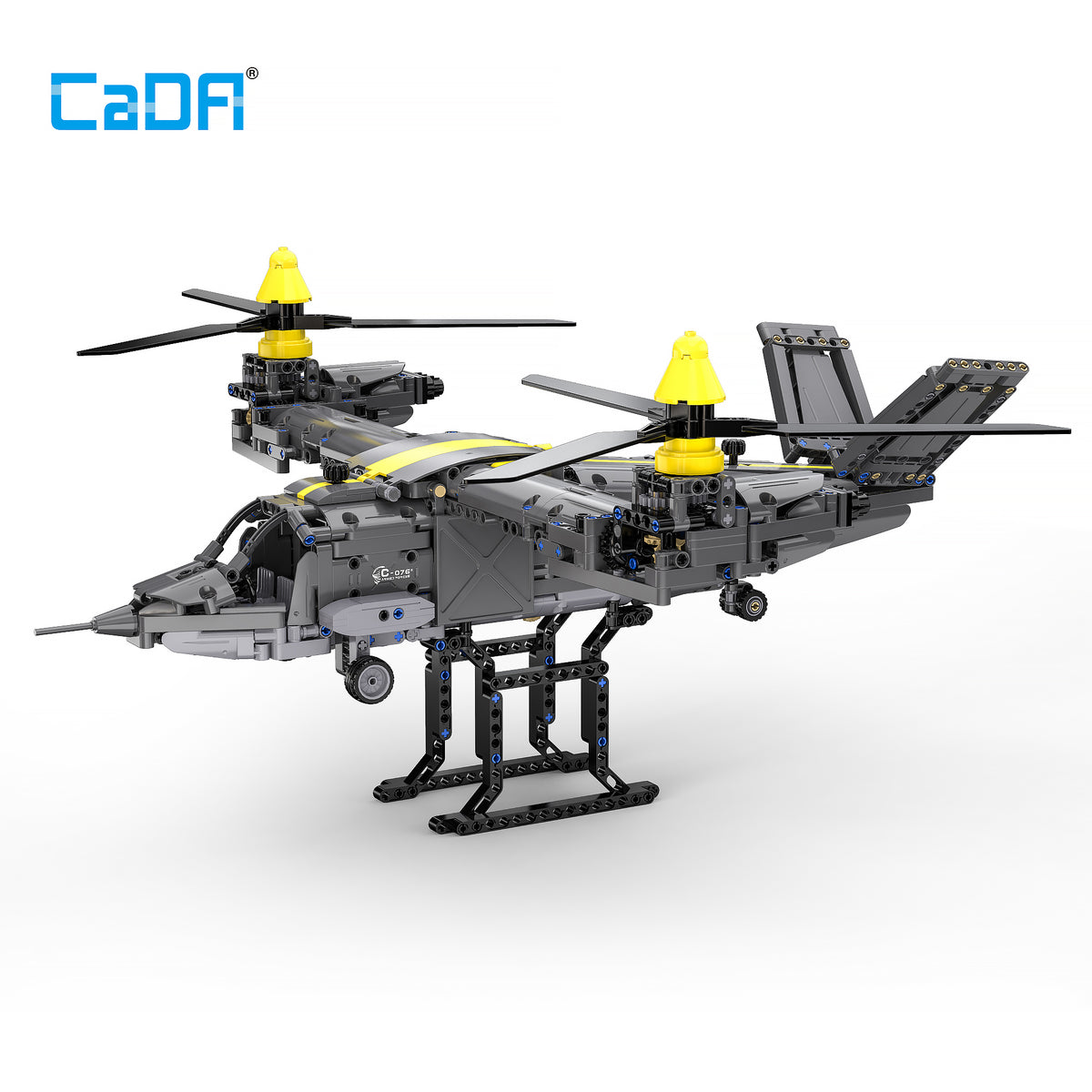 Tiltrotor Aircraft Model Building Block Toy (1424 Pieces) H783