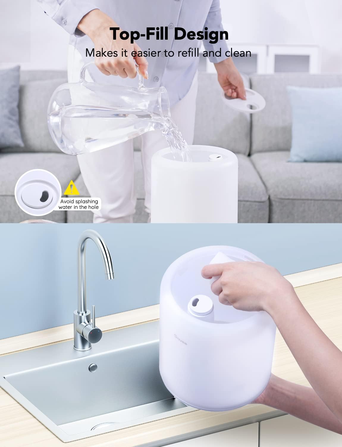 Smart Humidifiers 3L Pack of 2 W4733