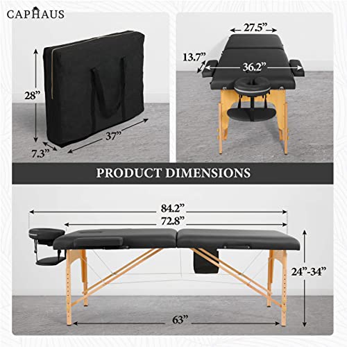 84 Inch Purple Height Adjustable Memory Foam Massage Table N36920