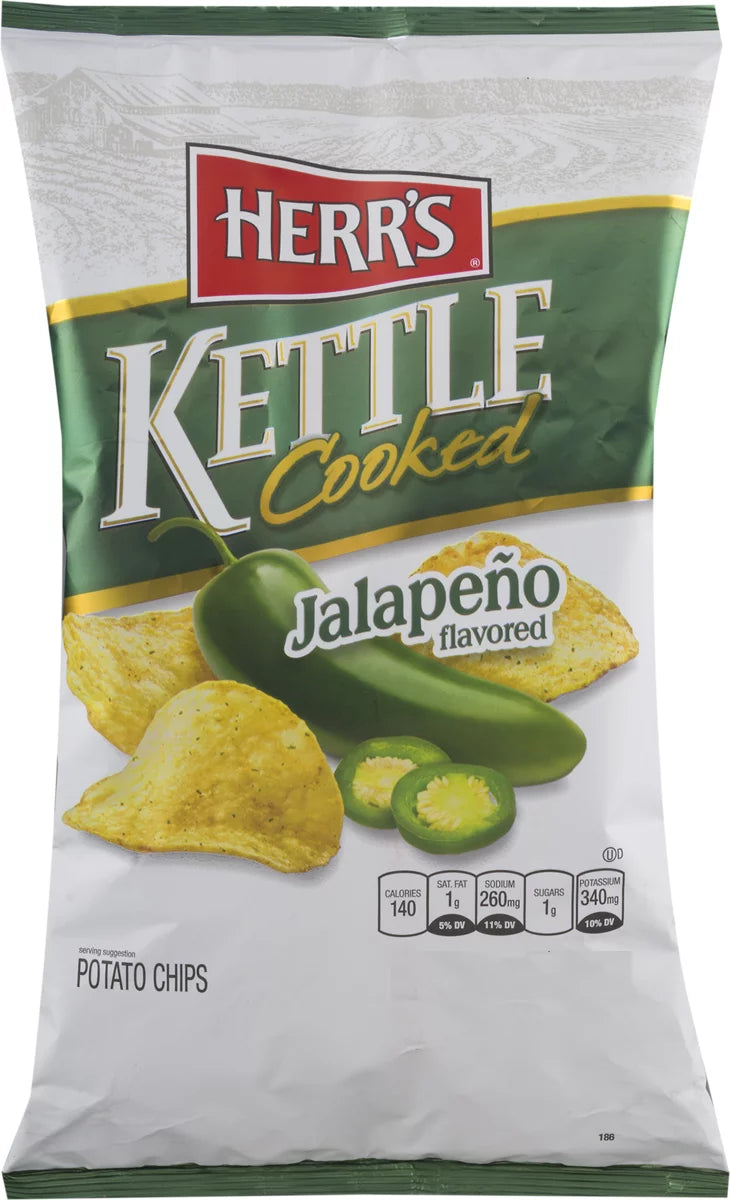 Kettle Cooked Potato Chips Jalapeno 3-Pack 7.5 oz N1050