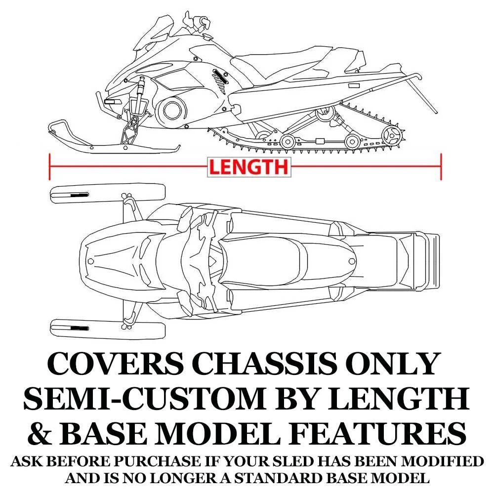 Trailerable 600 Denier Snowmobile Cover M187783