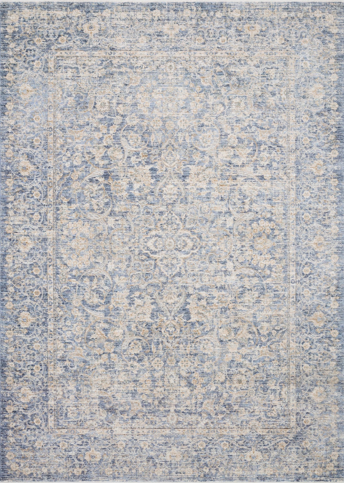 Blue Gold 6'3 x 8'10 Rug A273082