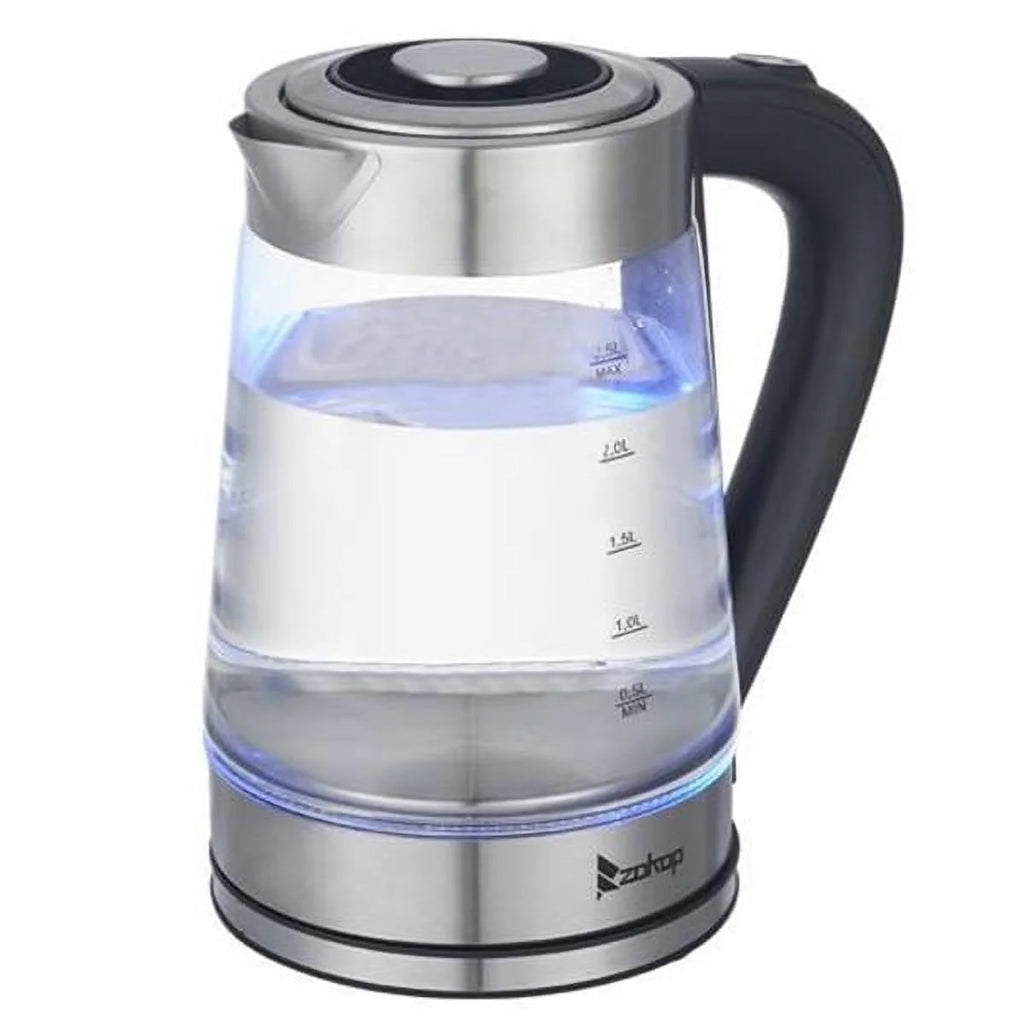 1500W 2.5L Blue Glass Electric Kettle S132