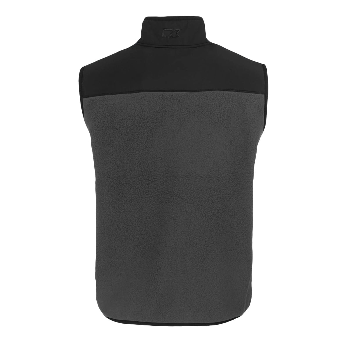 Men's Gray Fleece Full-Zip Vest K739438