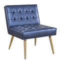 Blue Tufted Accent Chair J311