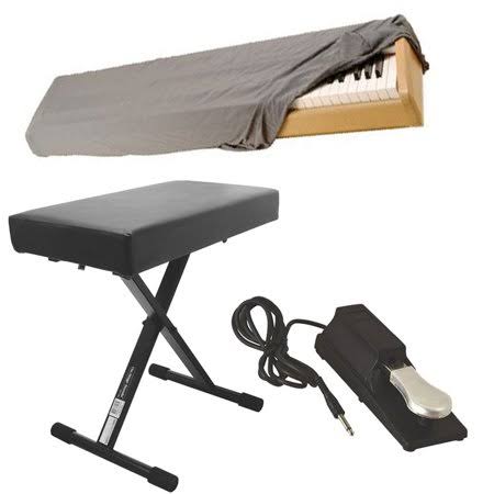 X-Style Bench, Keyboard Dust Cover, Universal Keyboard Sustain Pedal Q1720