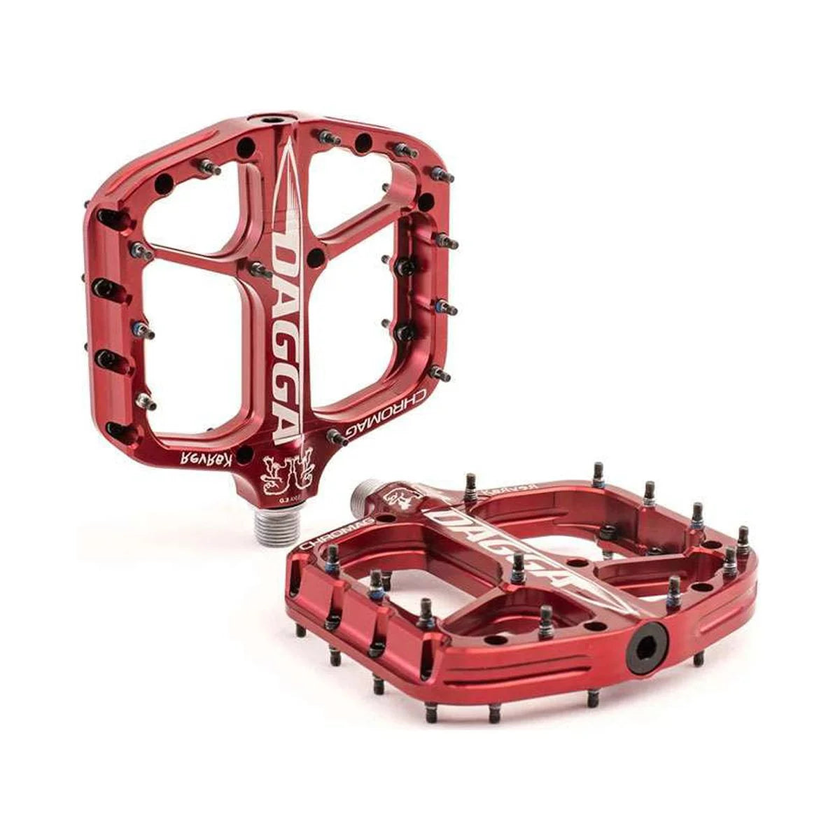 Red Bicycle Pedals X9071