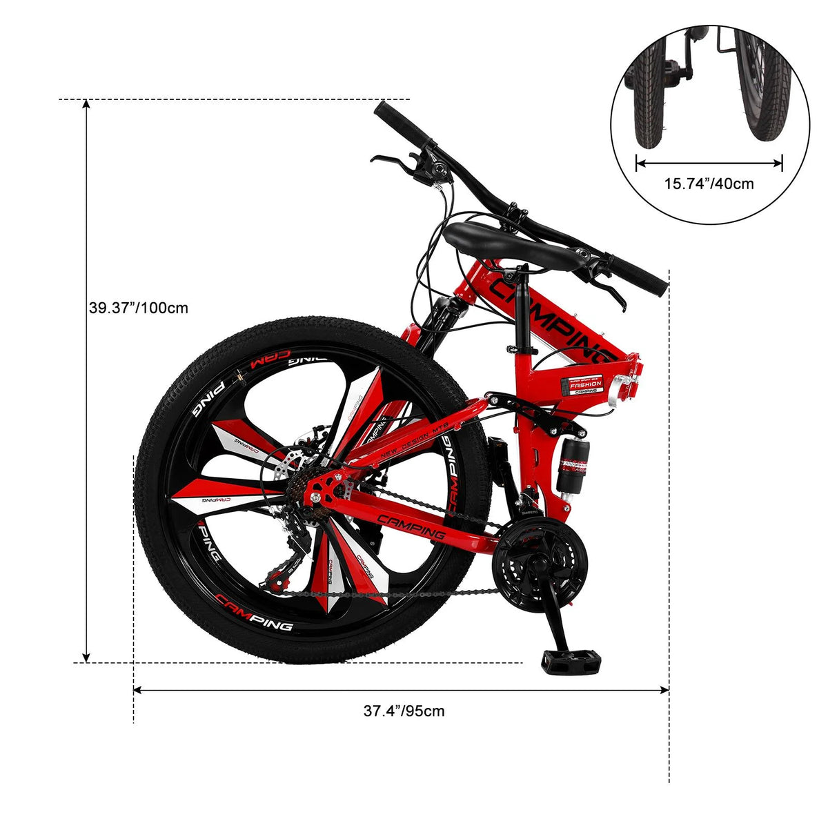 26 Disc Brake 21 Speed Mountain Bike J522139