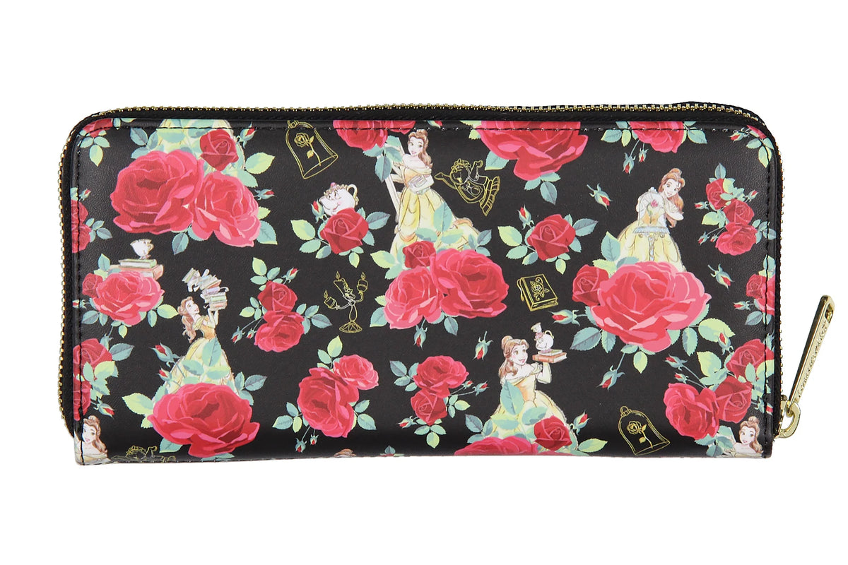 Disney Beauty And The Beast Zip Around Wallet Z38589
