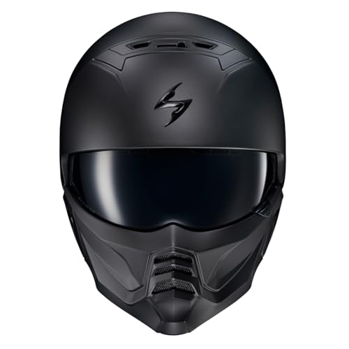 Matte Black 3/4 Motorcycle Helmet Y4590